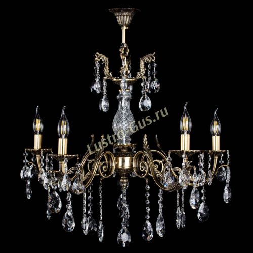 Люстра бронзовая Кассандра Алфея №5/2 звездочка в Подольске Гусь Хрустальный