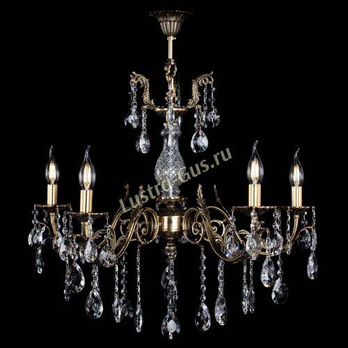 Люстра бронзовая Кассандра Алфея №5/2 звездочка в Подольске Гусь Хрустальный