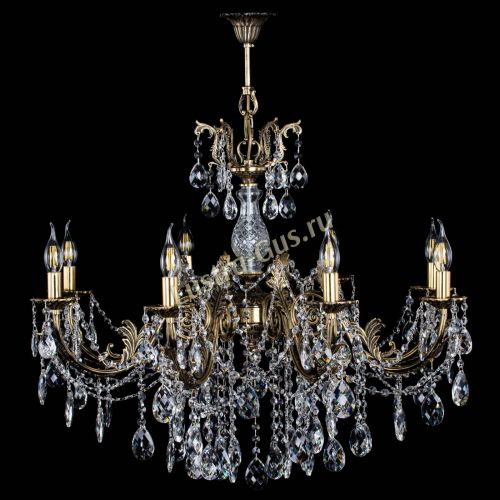 Люстра бронзовая Кассандра Алфея №8/1 баден в Подольске Гусь Хрустальный