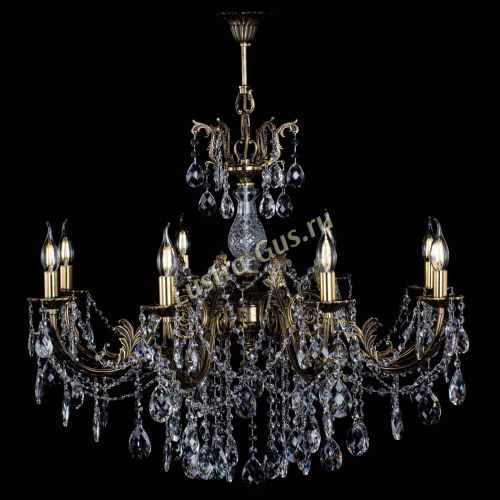 Люстра бронзовая Кассандра Алфея №8/1 баден в Подольске Гусь Хрустальный