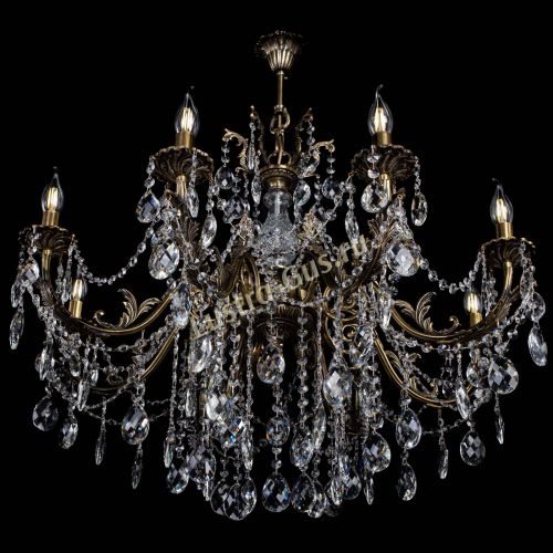 Люстра бронзовая Кассандра Алфея №8/1 баден в Подольске Гусь Хрустальный