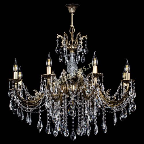 Люстра бронзовая Кассандра Алфея №8/1 журавлик в Подольске Гусь Хрустальный