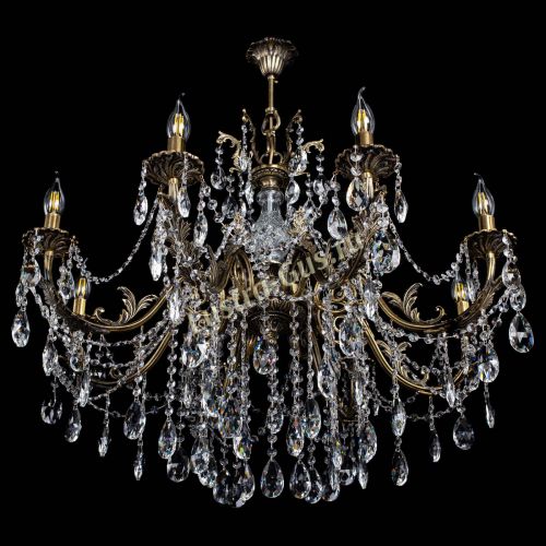 Люстра бронзовая Кассандра Алфея №8/1 журавлик в Подольске Гусь Хрустальный