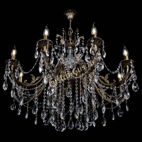 Люстра бронзовая Кассандра Алфея №8/1 журавлик в Подольске Гусь Хрустальный