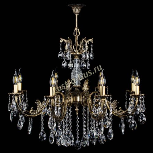 Люстра бронзовая Кассандра Алфея №8/2 баден в Подольске Гусь Хрустальный