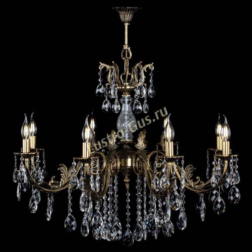 Люстра бронзовая Кассандра Алфея №8/2 баден в Подольске Гусь Хрустальный