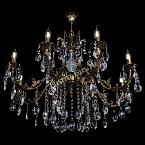 Люстра бронзовая Кассандра Алфея №8/2 баден в Подольске Гусь Хрустальный