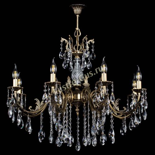 Люстра бронзовая Кассандра Алфея №8/2 журавлик в Подольске Гусь Хрустальный