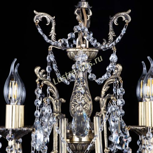 Люстра бронзовая Матильда №4 Баден в Подольске Гусь Хрустальный