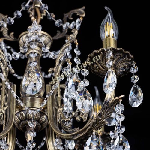 Люстра бронзовая Матильда №4 Баден в Подольске Гусь Хрустальный