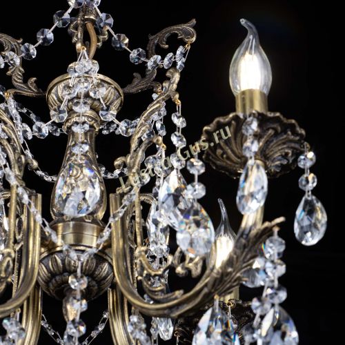 Люстра бронзовая Матильда №4 Баден в Подольске Гусь Хрустальный