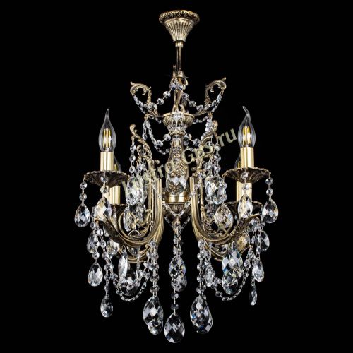 Люстра бронзовая Матильда №4 Баден в Подольске Гусь Хрустальный