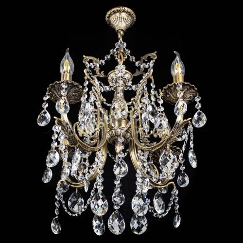 Люстра бронзовая Матильда №4 Баден в Подольске Гусь Хрустальный