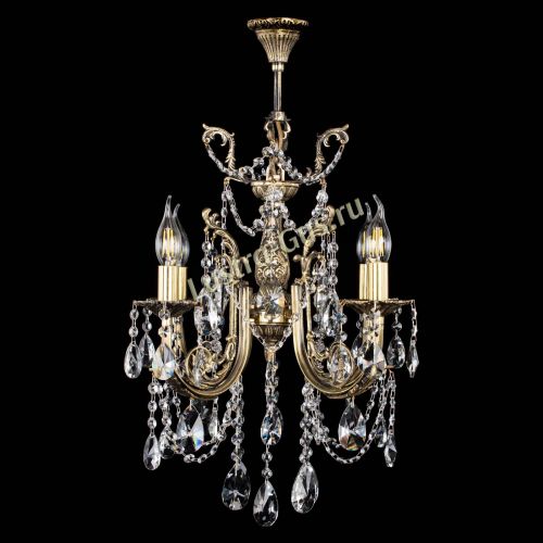 Люстра бронзовая Матильда №4 Лучик в Подольске Гусь Хрустальный