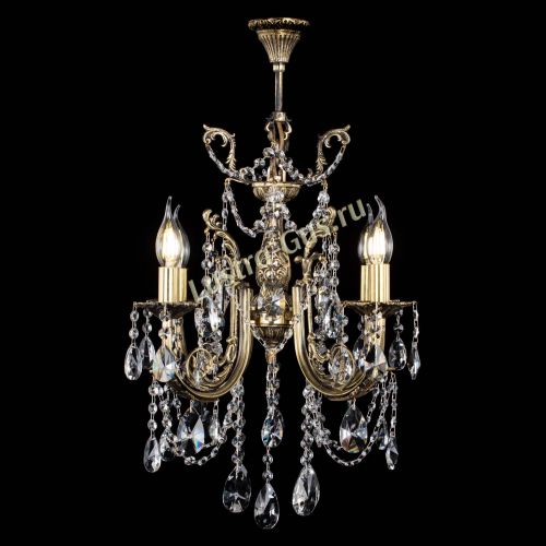 Люстра бронзовая Матильда №4 Лучик в Подольске Гусь Хрустальный