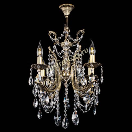 Люстра бронзовая Матильда №4 Лучик в Подольске Гусь Хрустальный