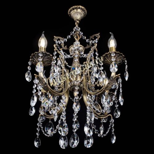 Люстра бронзовая Матильда №4 Лучик в Подольске Гусь Хрустальный