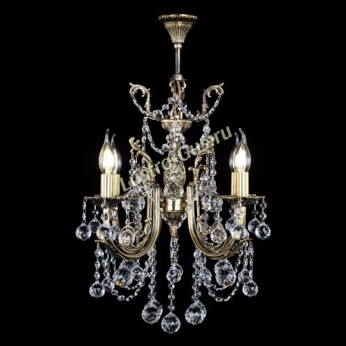 Люстра бронзовая Матильда №4 Шар в Подольске Гусь Хрустальный