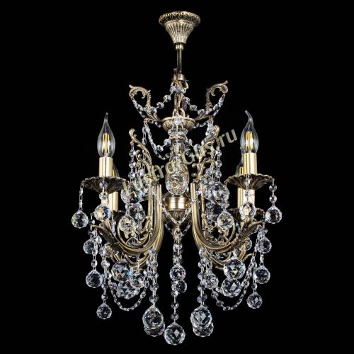 Люстра бронзовая Матильда №4 Шар в Подольске Гусь Хрустальный