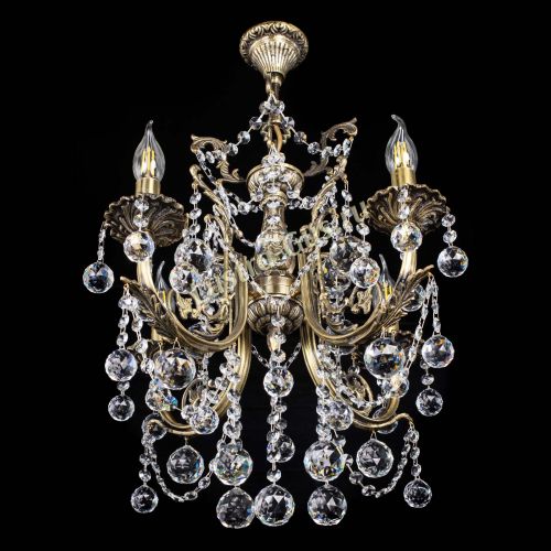 Люстра бронзовая Матильда №4 Шар в Подольске Гусь Хрустальный