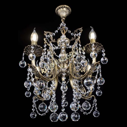 Люстра бронзовая Матильда №4 Шар в Подольске Гусь Хрустальный