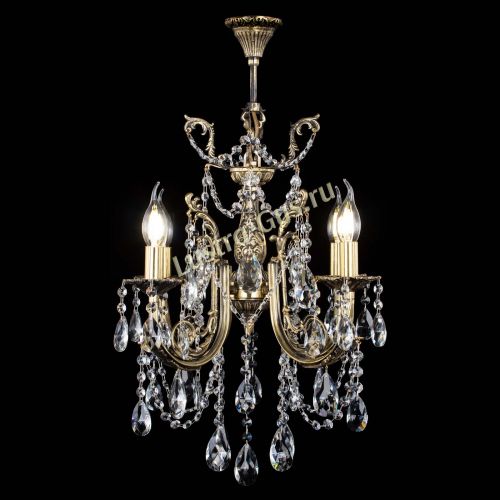 Люстра бронзовая Матильда №4 Журавлик в Подольске Гусь Хрустальный