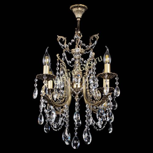 Люстра бронзовая Матильда №4 Журавлик в Подольске Гусь Хрустальный