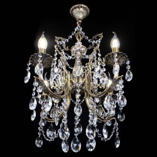 Люстра бронзовая Матильда №4 Журавлик в Подольске Гусь Хрустальный