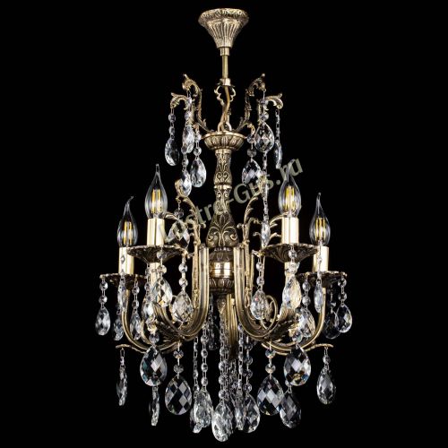 Люстра бронзовая Матильда №5/2 Баден в Подольске Гусь Хрустальный
