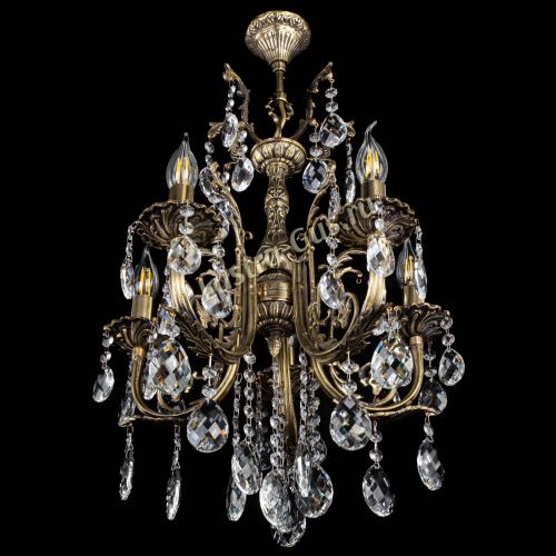 Люстра бронзовая Матильда №5/2 Баден в Подольске Гусь Хрустальный