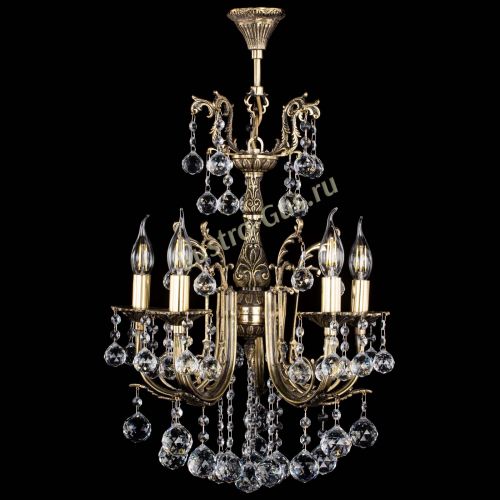 Люстра бронзовая Матильда №5/2 Шар в Подольске Гусь Хрустальный