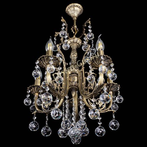 Люстра бронзовая Матильда №5/2 Шар в Подольске Гусь Хрустальный