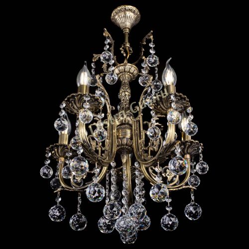 Люстра бронзовая Матильда №5/2 Шар в Подольске Гусь Хрустальный