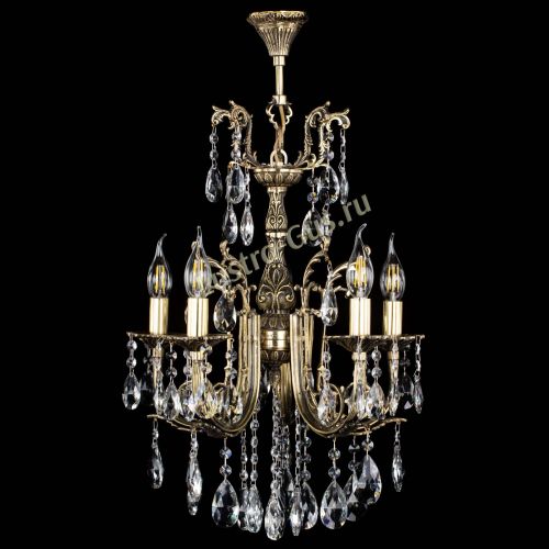 Люстра бронзовая Матильда №5/2 Журавлик в Подольске Гусь Хрустальный