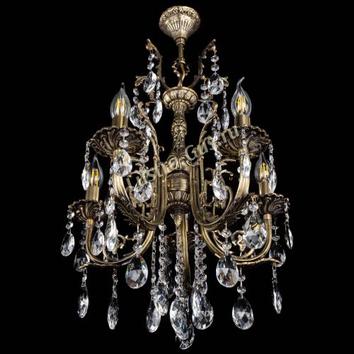 Люстра бронзовая Матильда №5/2 Журавлик в Подольске Гусь Хрустальный