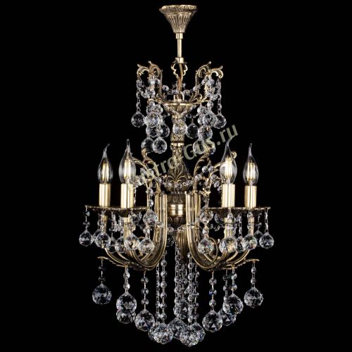 Люстра бронзовая Матильда №5/3 Шар в Подольске Гусь Хрустальный