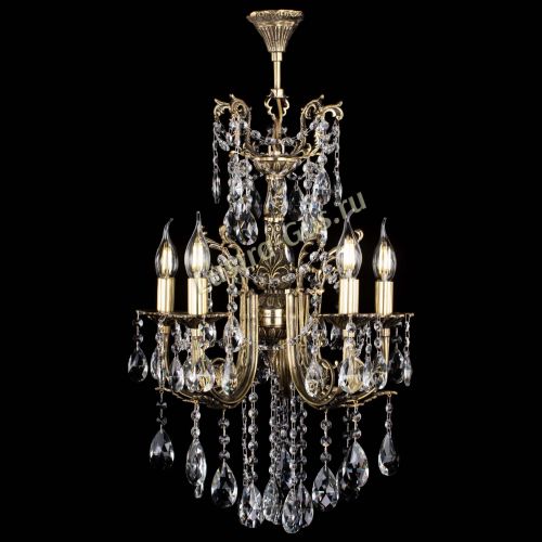 Люстра бронзовая Матильда №5/3 Журавлик в Подольске Гусь Хрустальный