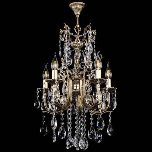 Люстра бронзовая Матильда №5/3 Журавлик в Подольске Гусь Хрустальный