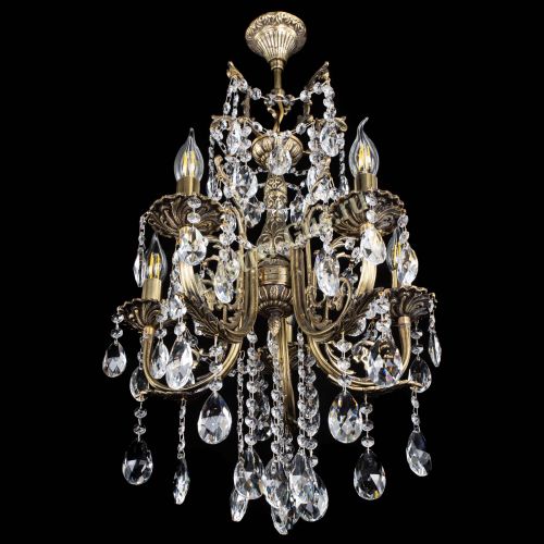 Люстра бронзовая Матильда №5/3 Журавлик в Подольске Гусь Хрустальный