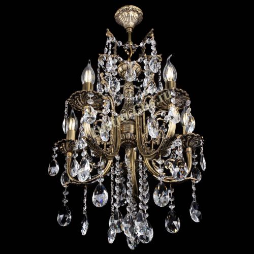 Люстра бронзовая Матильда №5/3 Журавлик в Подольске Гусь Хрустальный