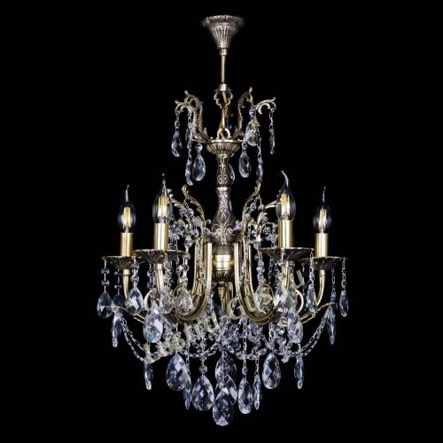 Люстра бронзовая Матильда №5 Баден в Подольске Гусь Хрустальный