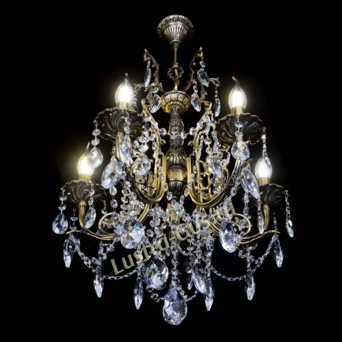 Люстра бронзовая Матильда №5 Баден в Подольске Гусь Хрустальный