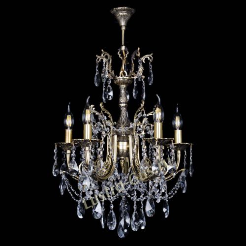 Люстра бронзовая Матильда №5 Лучик в Подольске Гусь Хрустальный