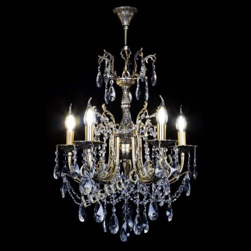 Люстра бронзовая Матильда №5 Лучик в Подольске Гусь Хрустальный