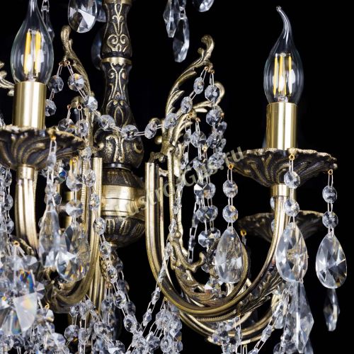 Люстра бронзовая Матильда №5 Лучик в Подольске Гусь Хрустальный