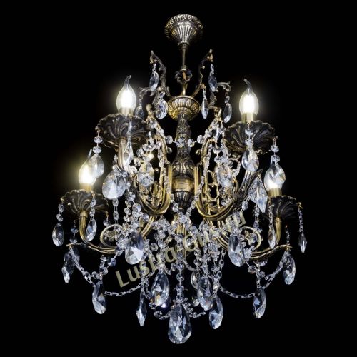 Люстра бронзовая Матильда №5 Лучик в Подольске Гусь Хрустальный