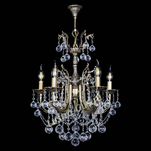 Люстра бронзовая Матильда №5 Шар в Подольске Гусь Хрустальный