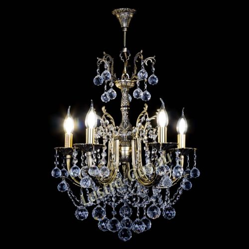 Люстра бронзовая Матильда №5 Шар в Подольске Гусь Хрустальный