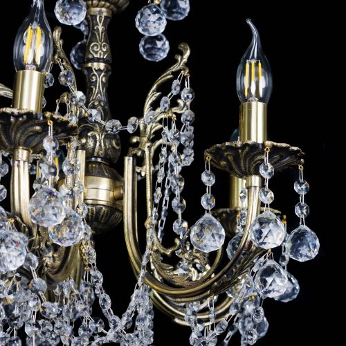 Люстра бронзовая Матильда №5 Шар в Подольске Гусь Хрустальный