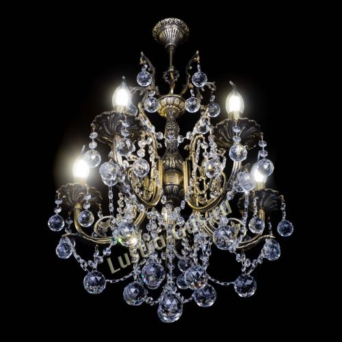 Люстра бронзовая Матильда №5 Шар в Подольске Гусь Хрустальный